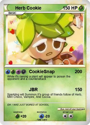Pokemon Herb Cookie