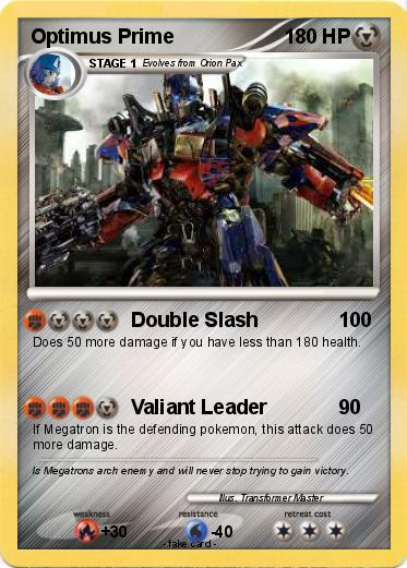 Pokemon Optimus Prime
