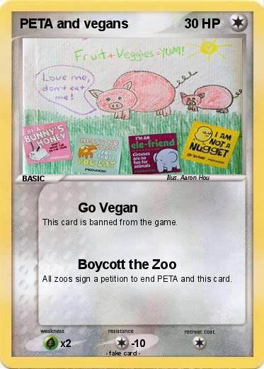 Pokemon PETA and vegans