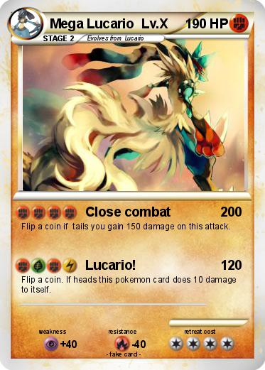 Pokemon Mega Lucario  Lv.X