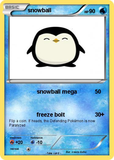 Pokemon snowball
