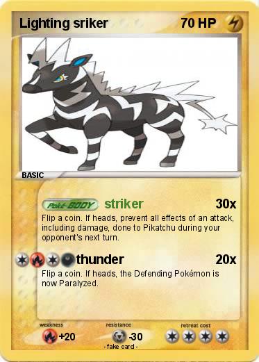 Pokemon Lighting sriker