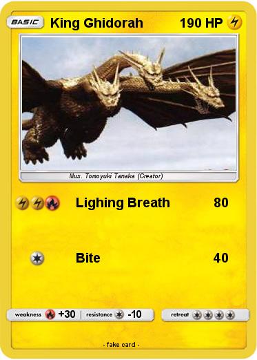 Pokemon King Ghidorah