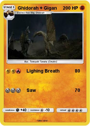 Pokemon Ghidorah + Gigan