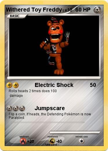 Pokemon Withered Toy Freddy