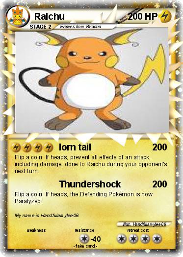 Pokemon Raichu