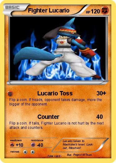 Pokemon Fighter Lucario