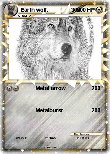 Pokemon Earth wolf.               300