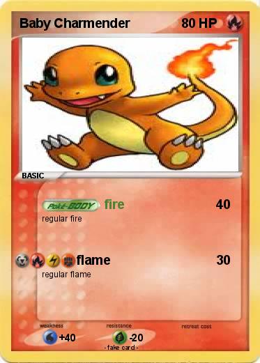 Pokemon Baby Charmender