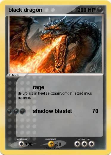 Pokemon black dragon