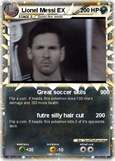 Pokemon Lionel Messi EX