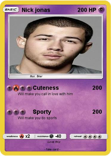 Pokemon Nick jonas
