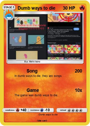Pokemon Dumb ways to die