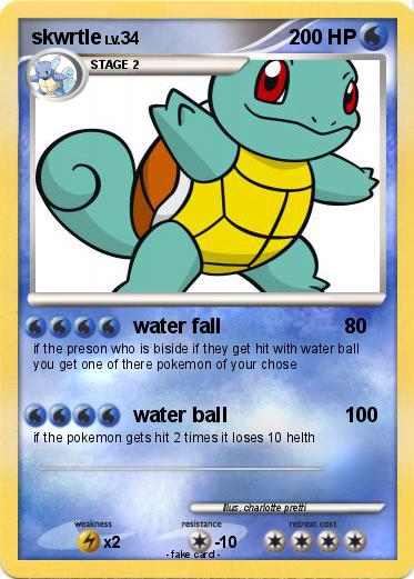Pokemon skwrtle
