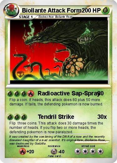 Pokemon Biollante Attack Form