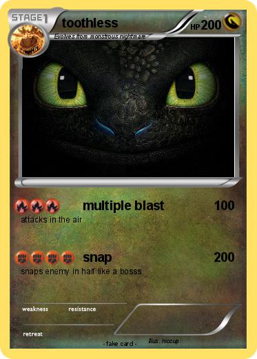 Pokemon toothless