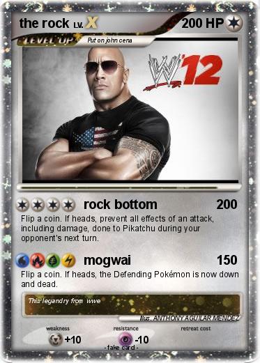 Pokemon the rock