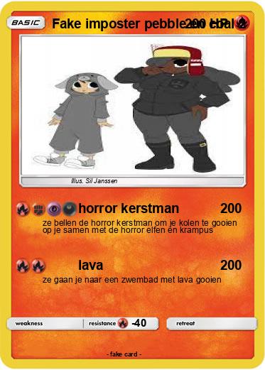 Pokemon Fake imposter pebble en coal 2