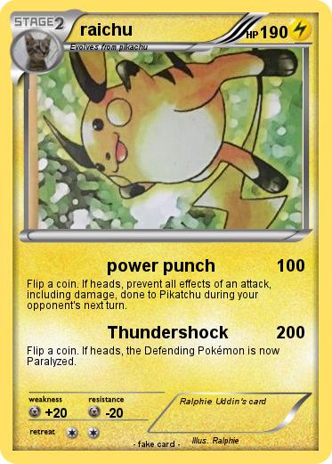 Pokemon raichu
