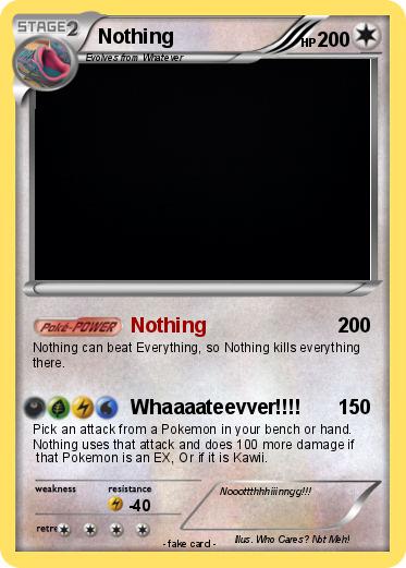 Pokemon Nothing