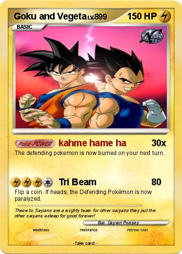 Pokemon Goku and Vegeta