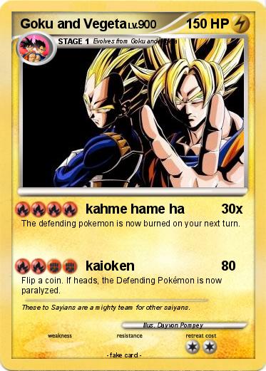 Pokemon Goku and Vegeta