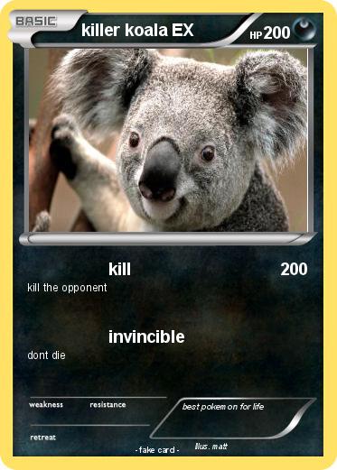 Pokemon killer koala EX