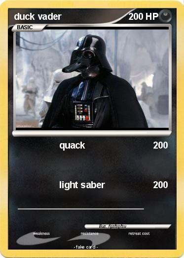 Pokemon duck vader