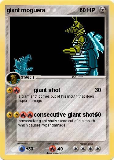 Pokemon giant moguera