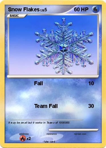 Pokemon Snow Flakes