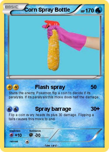 Pokemon Corn Spray Bottle
