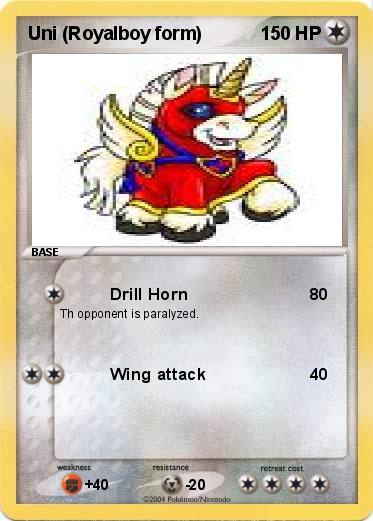 Pokemon Uni (Royalboy form)
