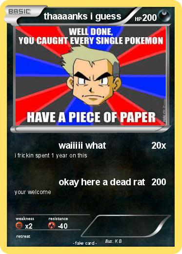 Pokemon thaaaanks i guess