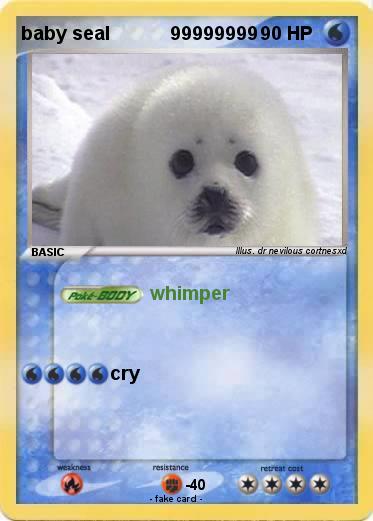 Pokemon baby seal            99999999