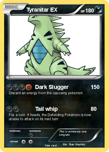 Pokemon Tyranitar EX
