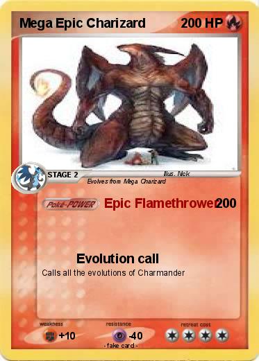 Pokemon Mega Epic Charizard