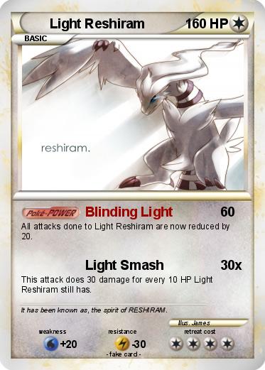 Pokemon Light Reshiram