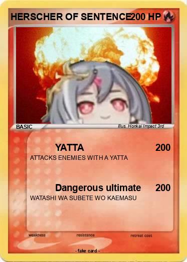 Pokemon HERSCHER OF SENTENCE