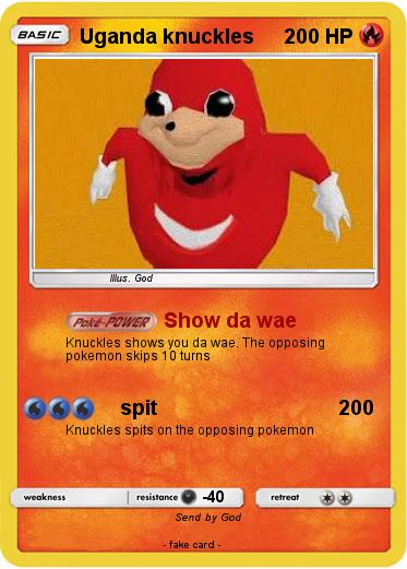 Pokemon Uganda knuckles
