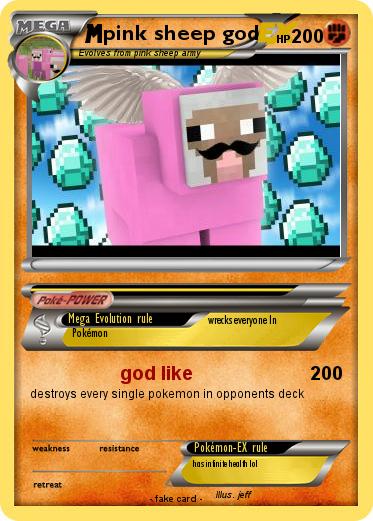 Pokemon pink sheep god