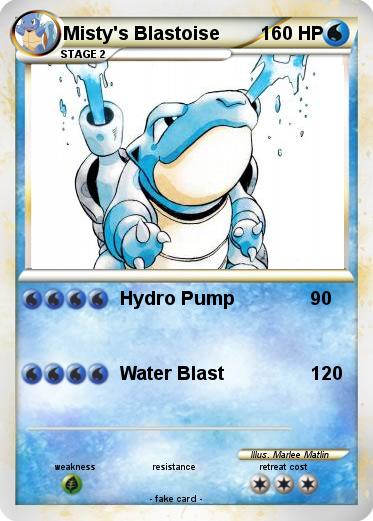 Pokemon Misty's Blastoise