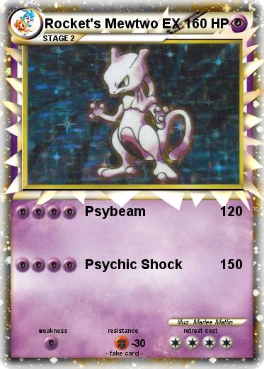 Pokemon Rocket's Mewtwo EX