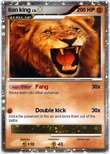 Pokemon lion king
