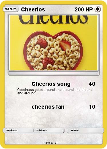 Pokemon Cheerios