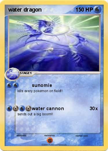 Pokemon water dragon