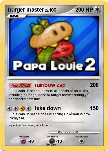 Pokemon burger master