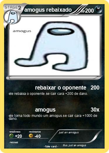 Pokemon amogus rebaixado