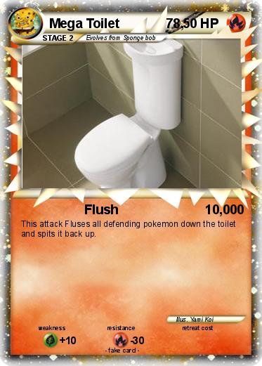 Pokemon Mega Toilet             78,
