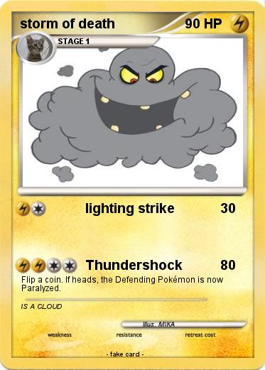 Pokemon storm of death