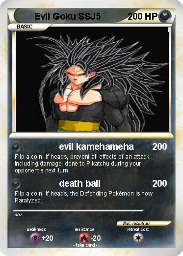 Pokemon Evil Goku SSJ5